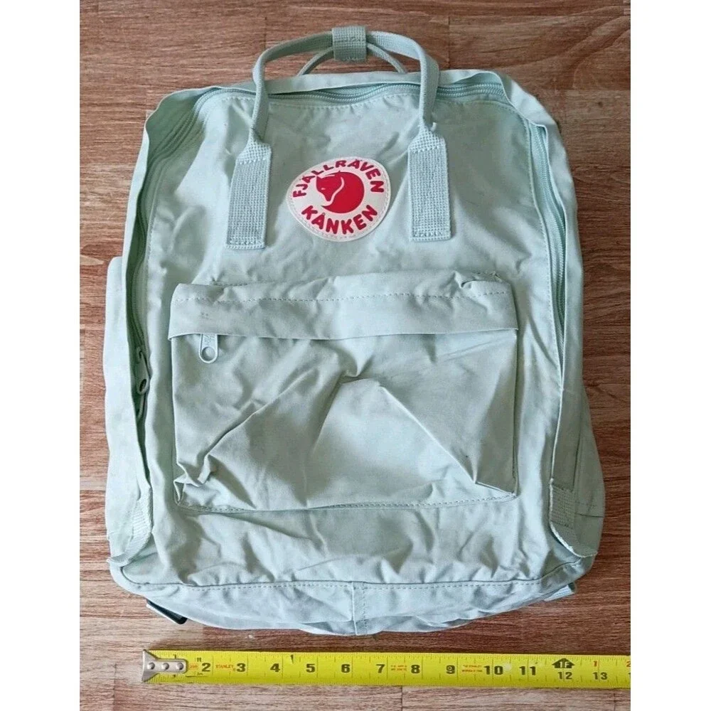 Fjällräven Kånken Classic Backpack Mint Green 16L Laptop School Travel Bag